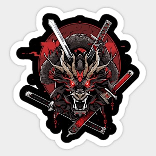 japanese dragon Sticker